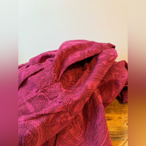 The Bettina Tiered Shirt Dress by Maeve: Mini Corduroy Edition women’s large - Picture 8 of 13